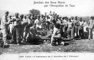Medizinisches Personal des 2. Bataillons der französischen Fremdenlegion, Taza, Marokko, 1904