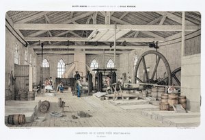 Metalle, Zink Zinkwalzwerk, St. Louis, bei Bray, Frankreich