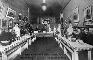 Militärkantine, Gare St Lazare, Paris, Erster Weltkrieg, 1914-1918