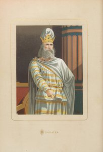 Mithridates. Aus: Hombres y mujeres celebres de todos los tiempos von Juan Landa, 1875-1877 von Unbekannt