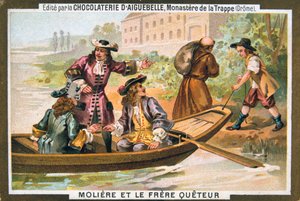 Molière und der Bettelmönch von Unbekannt