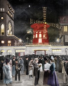 Montmartre amüsiert sich, Der Ausgang des Moulin Rouge, 1900