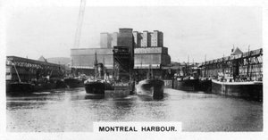 Montreal Hafen, Quebec, Kanada, ca. 1920er