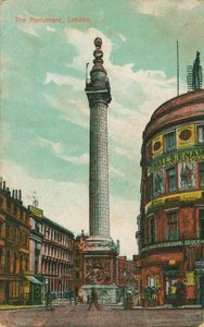 Monument, London von Unbekannt