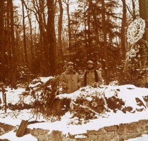 Denkmal der Jäger, Col de la Chipotte, Ostfrankreich, um 1914-1918 von Unbekannt