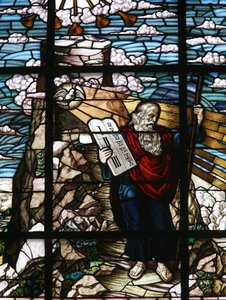 Moses mit den Gesetzestafeln, Wien, Österreich