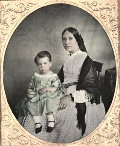 Mutter und Kind, um 1860