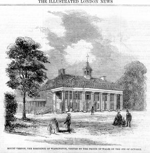 Mount Vernon, die Residenz von Washington, 19. Jahrhundert