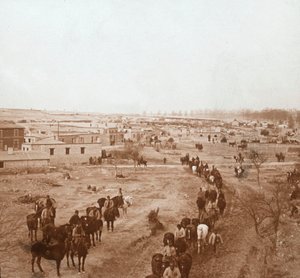 Berittene Soldaten, Somme-Tourbe, Nordfrankreich, ca. 1914-ca. 1918