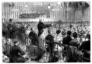 Mr. Gladstone in Leeds, spätes 19. Jahrhundert von Unbekannt