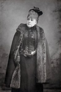 Mrs. Bancroft geb. Marie Wilton 1840-1921, englische Schauspielerin, ca. 1890