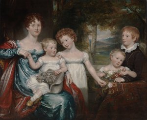 Mrs. Hawkins und Familie