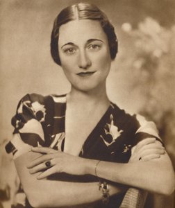Mrs. Simpson: Ein Studio-Porträt, 1937 von Unbekannt