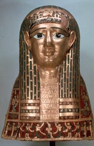 Mumienmaske einer Dame, Spätzeit, 1085-332 v. Chr.