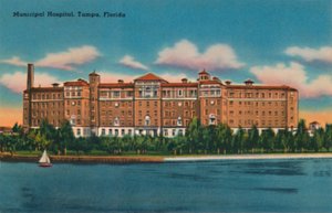 Städtisches Krankenhaus, Tampa, Florida, ca. 1940er Jahre von Unbekannt