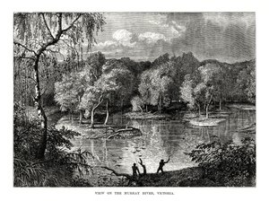 Murray River, Victoria, Australien, 1877 von Unbekannt