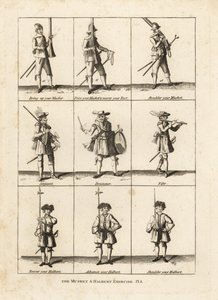 Musketen- und Hellebardenübungen