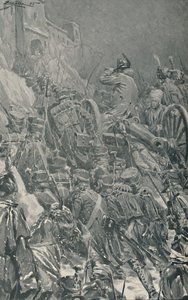 Napoleon...Erreicht das Kloster auf dem Gipfel der Guadarrama-Berge, 1808