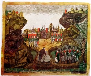Napoleon kommt auf St. Helena an von Unbekannt
