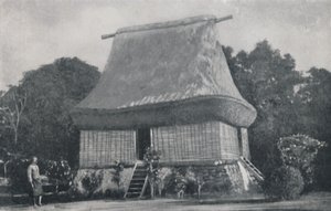Einheimisches Haus, Fidschi-Inseln, 1923 von Unbekannt