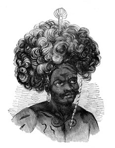 Einheimischer der Papua-Inseln, 1848