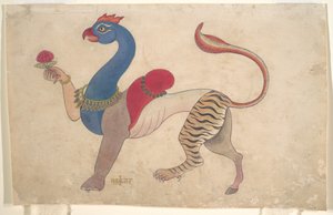 Navagunjara, eine universelle Form von Krishna, ca. 1835