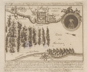 Seeschlacht zwischen den russischen und osmanischen Flotten am 22. Juni 1788