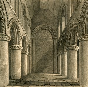 Schiff der Steyning Kirche, 1835