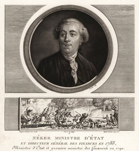 Neker oder Jacques Necker, Staatsminister und Generaldirektor der Finanzen