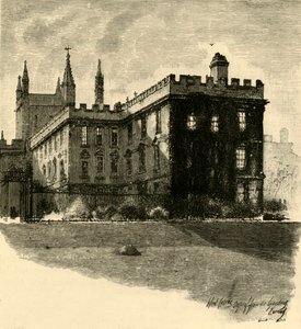 New College, von den Gärten aus, 1898