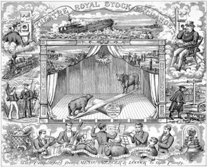 Neujahrsgrüße von den Börsenmaklern Mercer Locock an ihre Kunden, 1894