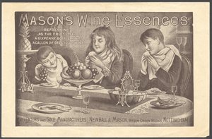 Newball & Mason Weinessenzen, 1890er Jahre von Unbekannt