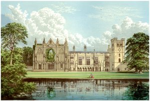 Newstead Abbey, Nottinghamshire, Heimat der Familie Webb, ca. 1880 von Unbekannt