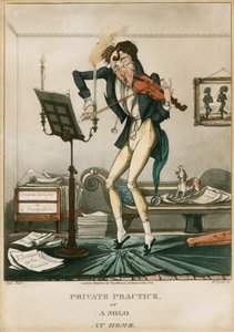 Niccolo Paganini - Karikatur