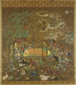 Nirvana des Buddha, frühes 14. Jahrhundert