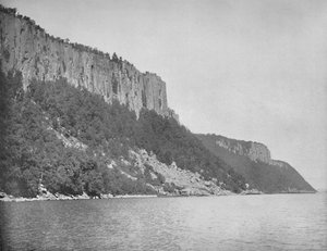 Nördliches Ende der Palisaden, Hudson River, ca. 1897 von Unbekannt