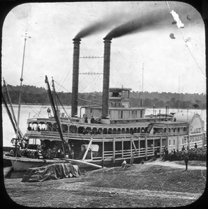 Northern Line Packet Company Raddampfer Lake Superior, USA, ca. 1870er von Unbekannt