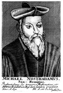 Nostradamus, französischer Arzt und Astrologe des 16. Jahrhunderts, 1725 von Unbekannt