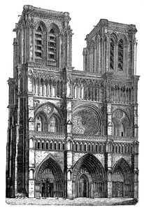 Notre Dame, Paris, 1870 von Unbekannt