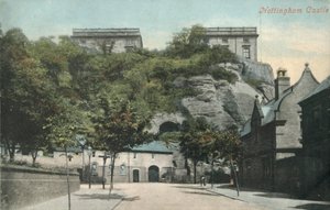 Schloss Nottingham, spätes 19. - frühes 20. Jahrhundert von Unbekannt