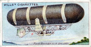 Nulli Secundus, erster britischer militärischer lenkbarer Ballon, 1905-1907 ca. 1910 von Unbekannt