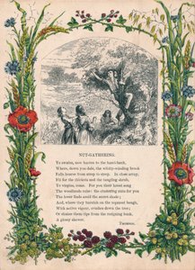 Nusssammeln, von Thomson, um 1900 von Unbekannt