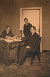 Büro des Sekretärs an der kubanischen Botschaft in Brüssel, Belgien, 1927