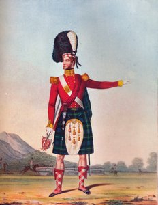 Offizier des 92. Highland-Regiments zu Fuß von Unbekannt