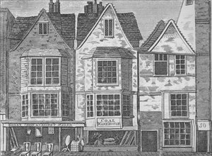 Alte Häuser in der St. John Street, Clerkenwell, London, um 1811, 1911