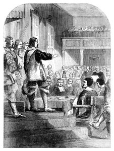 Oliver Cromwell 1599-1658 lehnt die Krone ab, ca. 1902 von Unbekannt