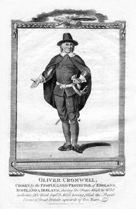 Oliver Cromwell, englischer Militärführer und Politiker, 1706