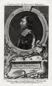 Oliver Cromwell, Lordprotektor von England von Unbekannt