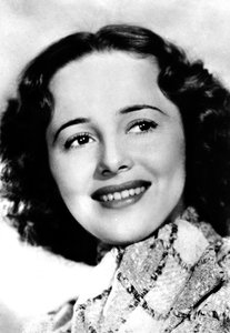 Olivia de Havilland geb. 1916, amerikanische Schauspielerin, um 1930er-1940er Jahre