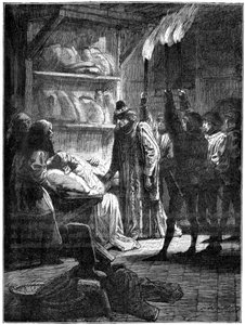 Olivier de Clisson erzählt dem König, wer versucht hat, ihn zu ermorden, 1898